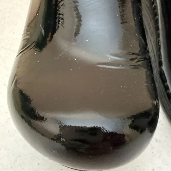 Dansko 34 Shiny Black Leather Work Clogs Nurse Work Shoe - Picture 4 of 16